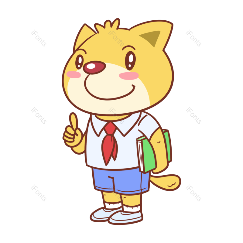 卡通图片,小猫元素,卡通小猫PNG,素材免抠素材